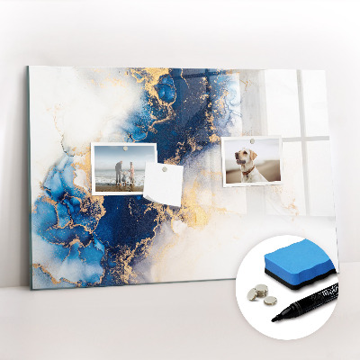 Magnetic erase board Marble pattern