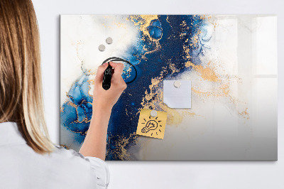 Magnetic erase board Marble pattern