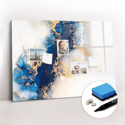 Magnetic erase board Marble pattern