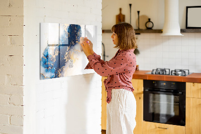 Magnetic erase board Marble pattern