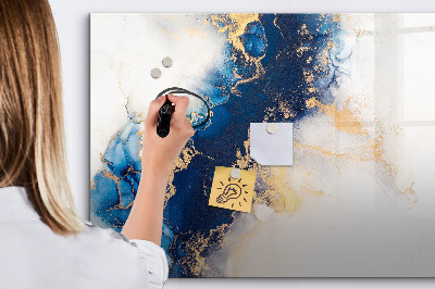 Magnetic erase board Marble pattern