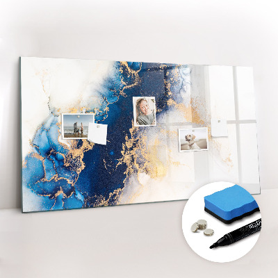 Magnetic erase board Marble pattern