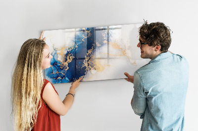 Magnetic erase board Marble pattern