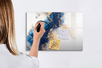 Magnetic erase board Marble pattern