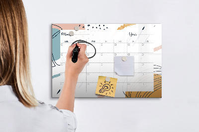 Magnetic writing board Business Organizer
