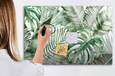 Magnetic erase board Plant leaves