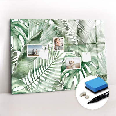 Magnetic erase board Plant leaves