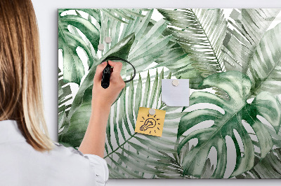 Magnetic erase board Plant leaves