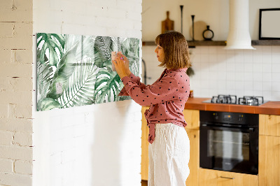 Magnetic erase board Plant leaves