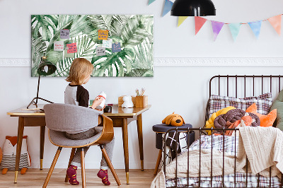 Magnetic erase board Plant leaves
