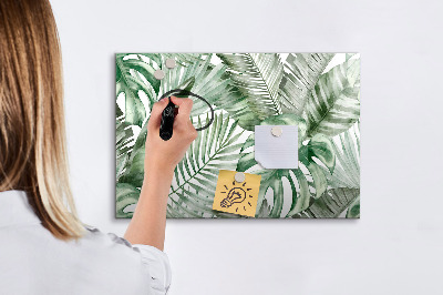 Magnetic erase board Plant leaves