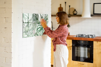 Magnetic erase board Plant leaves