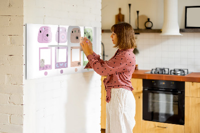 Magnetic writing board Camera set
