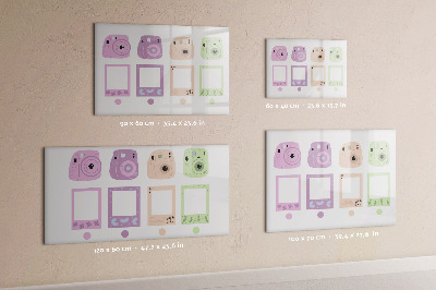 Magnetic writing board Camera set