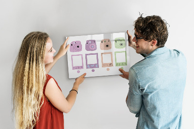 Magnetic writing board Camera set