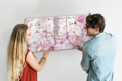 Magnetic writing board Decorative flowers