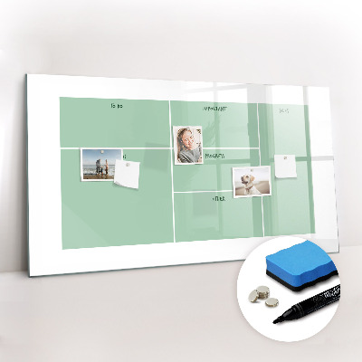 Magnetic erase board Office organizer