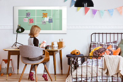 Magnetic erase board Office organizer