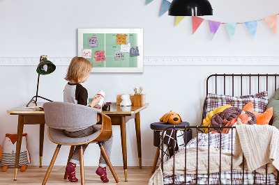Magnetic erase board Office organizer
