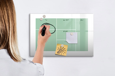Magnetic erase board Office organizer