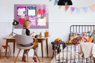 Magnetic erase board Monster notes