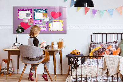 Magnetic erase board Monster notes