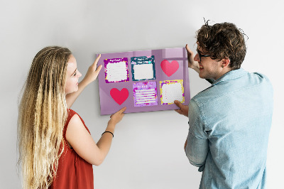 Magnetic erase board Monster notes