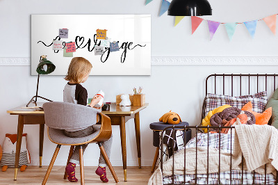 Magnetic erase board The inscription bon voyage