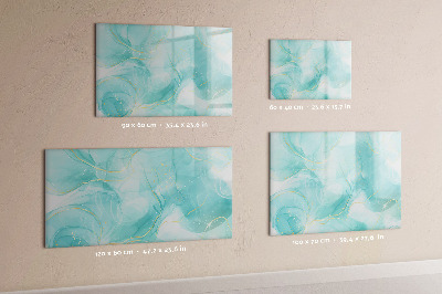 Magnetic writing board Abstract marble