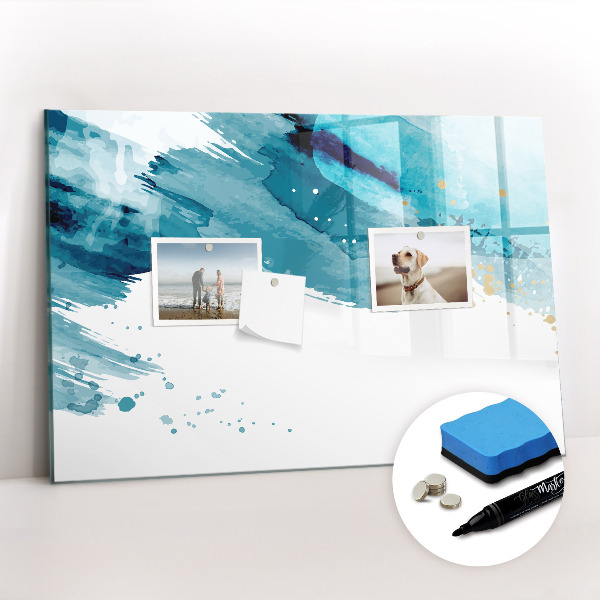 Magnetic erase board Brush strokes