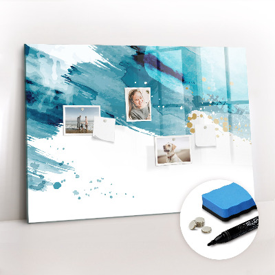 Magnetic erase board Brush strokes
