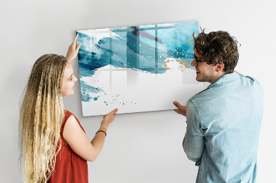 Magnetic erase board Brush strokes