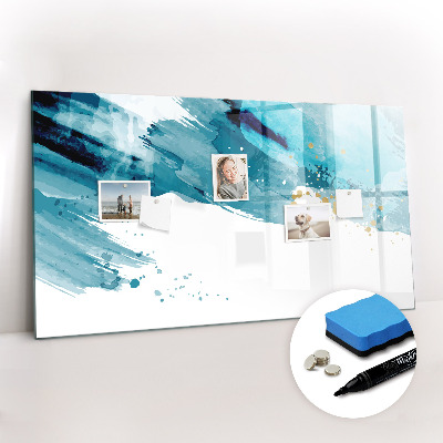 Magnetic erase board Brush strokes