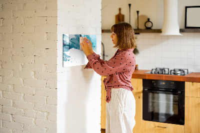 Magnetic erase board Brush strokes