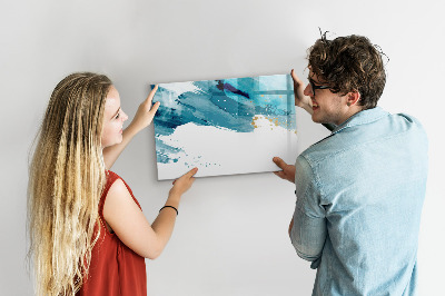 Magnetic erase board Brush strokes