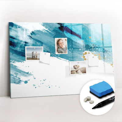 Magnetic erase board Brush strokes