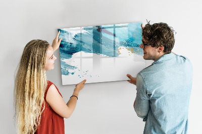 Magnetic erase board Brush strokes