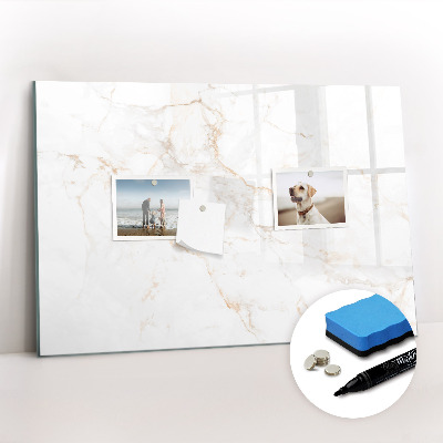 Magnetic writing board Elegant marble