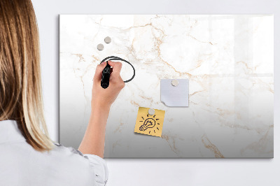 Magnetic writing board Elegant marble