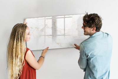 Magnetic writing board Elegant marble