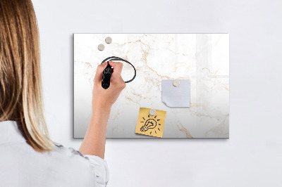 Magnetic writing board Elegant marble
