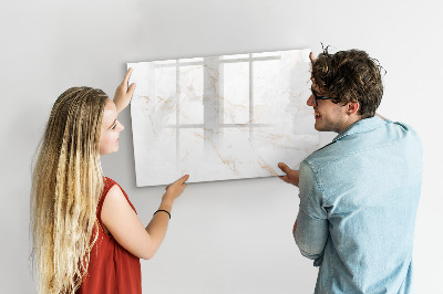 Magnetic writing board Elegant marble