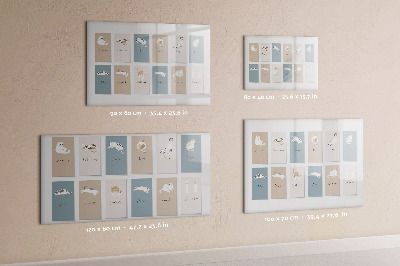 Magnetic erase board Cat Calendar