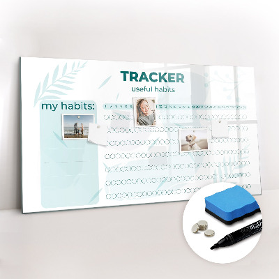 Magnetic writing board Habit planner