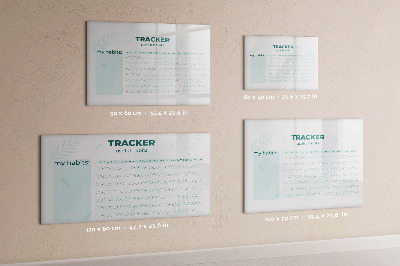 Magnetic writing board Habit planner