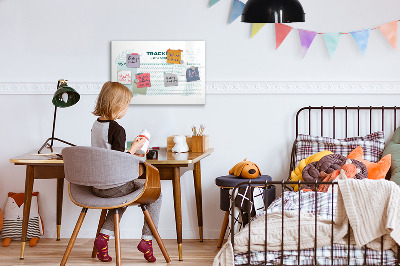 Magnetic writing board Habit planner