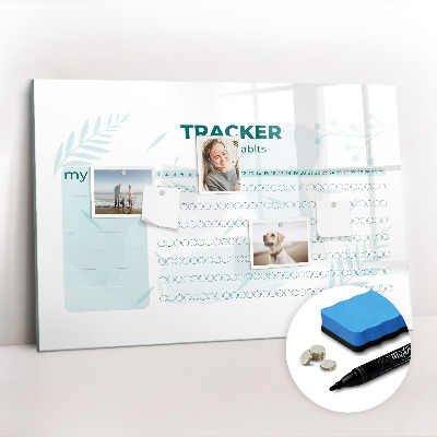 Magnetic writing board Habit planner