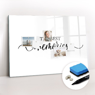 Magnetic board for drawing Inscription of memories