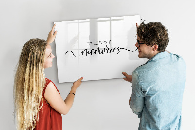 Magnetic board for drawing Inscription of memories