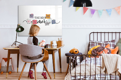 Magnetic board for drawing Inscription of memories
